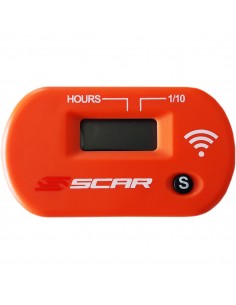 CUENTA HORAS INALAMBRICO SCAR NARANJA