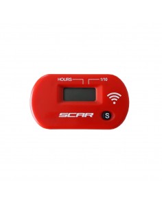 CUENTA HORAS INALAMBRICO SCAR ROJO