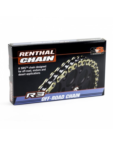 CADENA RENTHAL 520 R3-3 SUPER REFORZADA SRS RETENES 118 PASOS