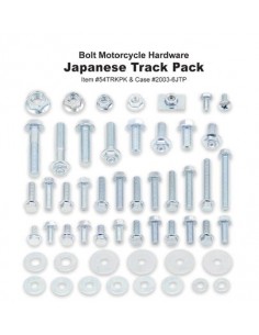 KIT TORNILLERIA BOLT TRACK II HONDA/KAWASAKI/SUZUKI/YAMAHA - 50 PIEZAS