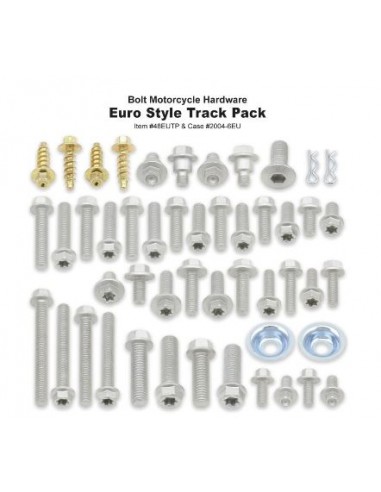 KIT TORNILLERIA BOLT TRACK MOTOS EUROPEAS - 50 PIEZAS