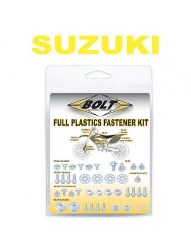 KIT TORNILLERIA BOLT SUJECCION DE PLASTICOS SUZUKI RMZ 450 2018