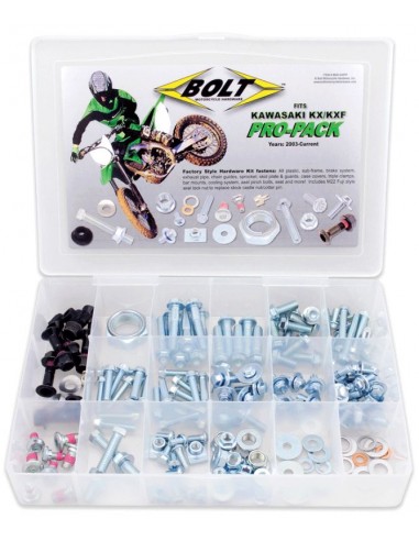 KIT TORNILLERIA BOLT PRO KAWASAKI KX/KXF 03-13