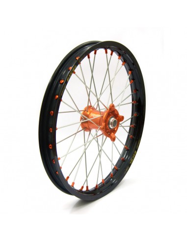 RUEDA COMPLETA EXCEL KITE KTM SX/SXF 125/250/450 15- EXC/EXCF 16- 1.60X21 NEGRA NARANJA