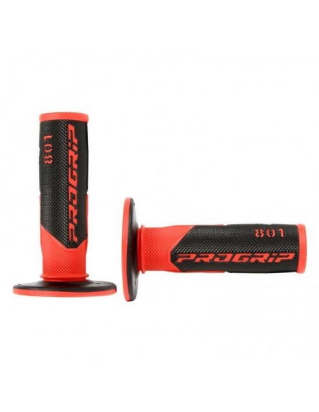 PUÑOS PROGRIP DOBLE COMPUESTO 801 NEGRO ROJO