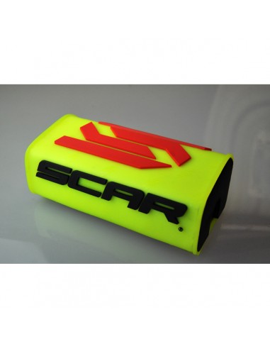 PROTECTOR DE MANILLAR SIN BARRA SCAR 3D AMARILLO