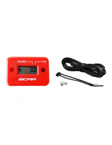 CUENTA HORAS CABLEADO SCAR ROJO