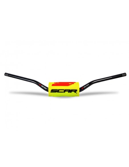 MANILLAR SCAR O2 RC NEGRO MORCILLA AMARILLA 28.6MM
