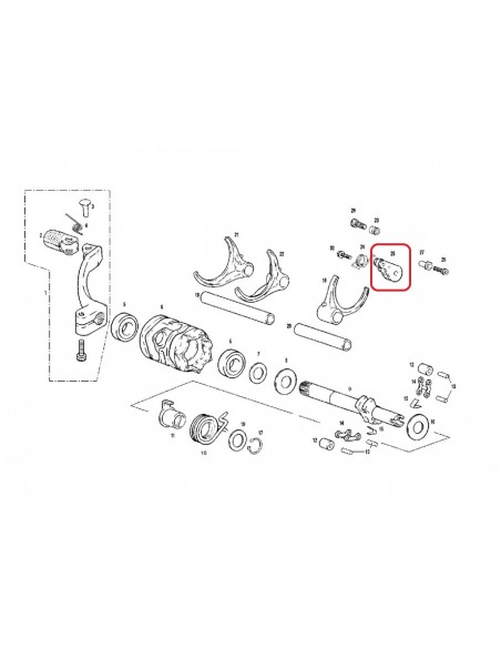 FIJADOR DE MARCHAS GAS GAS TRIAL SXXI