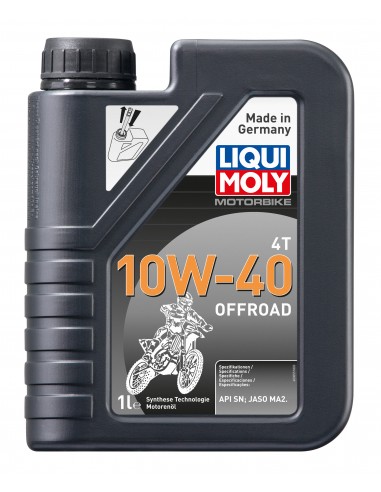 ACEITE LIQUI MOLY 4T 10W40 SEMI-SINTETICO - 1 LITRO