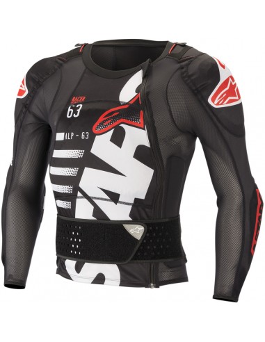 PETO ALPINESTARS SEQUENCE BLANCO NEGRO ROJO 2020