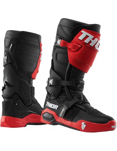 BOTAS THOR RADIAL ROJAS NEGRAS