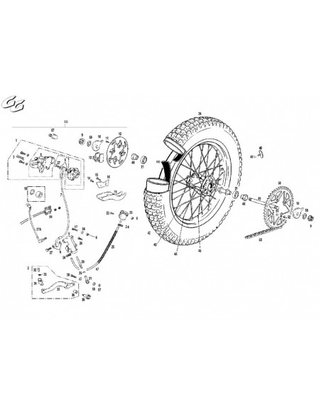 CORONA TRIAL GAS GAS TXT PRO 4 AGUJEROS - 41 DIENTES