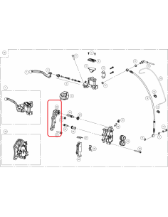SOPORTE PINZA DE FRENO DELANTERA GAS GAS