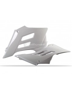 TAPAS DE RADIADOR POLISPORT GAS GAS EC 00-06 BLANCAS