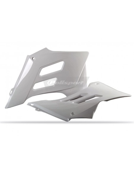 TAPAS DE RADIADOR POLISPORT GAS GAS EC 00-06 BLANCAS