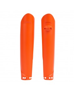 PROTECTORES DE HORQUILLA POLISPORT KTM EXC/EXCF 15-20 NARANJAS