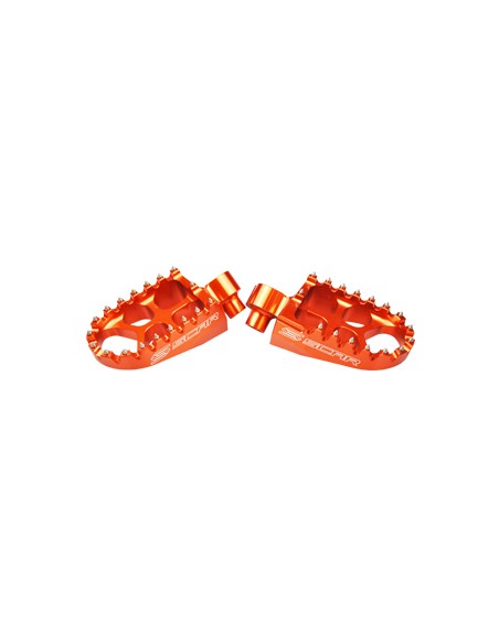 ESTRIBERAS SCAR EVO KTM 125-530 98-16 NARANJAS