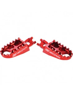 ESTRIBERAS SCAR EVO HONDA CR 02-07 CRF 250/450 ROJAS