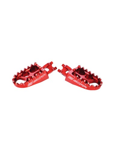 ESTRIBERAS SCAR EVO HONDA CR 02-07 CRF 250/450 ROJAS