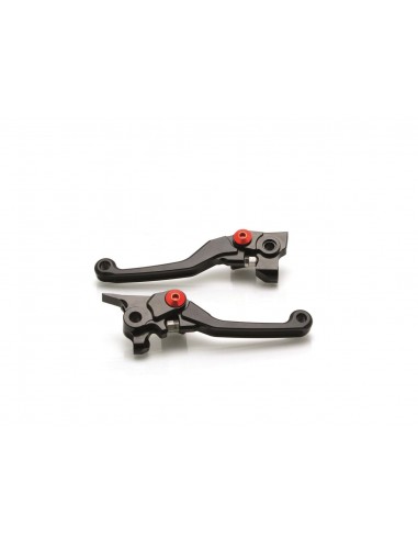 KIT MANETAS ARTICULADAS ART HONDA CRF 250R/450R 07-19 NEGRA ROJA