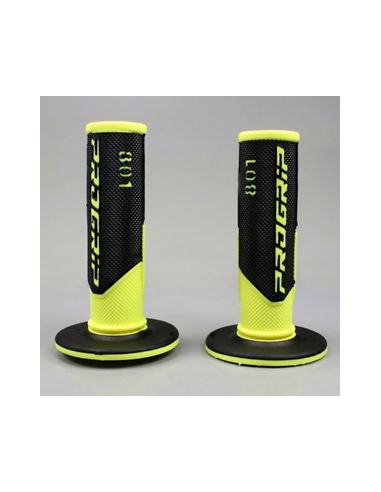 PUÑOS PROGRIP DOBLE COMPUESTO 801 NEGRO AMARILLO FLUOR