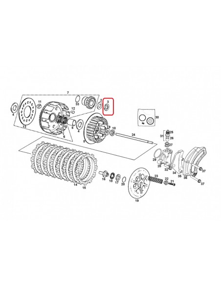 TUERCA BLOCAJE PIÑON DE CIGUEÑAL GAS GAS EC