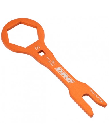 LLAVE DE HORQUILLA DRC WHITE POWER 50MM DINAMOMETRICA NARANJA