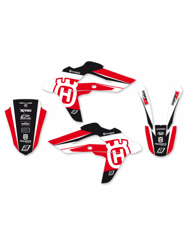 KIT ADHESIVOS BLACKBIRD DREAM 4 HUSQVARNA CR/WR 125 09-13 TE/TC 250-510 08-10