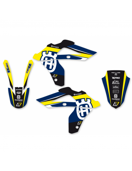 KIT ADHESIVOS BLACKBIRD DREAM 4 HUSQVARNA WR 250/300 06-13 CR/WR 125 06-08