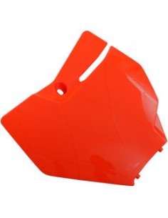 PLACA FRONTAL UFO KTM SX 85 18-19 NARANJA FLUOR