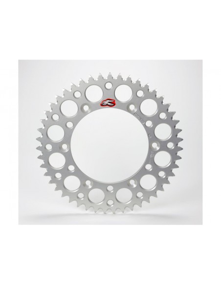 CORONA RENTHAL ALUMINIO ULTRALIGERA HONDA CR/CRF BETA RR DESDE 2013 PLATA