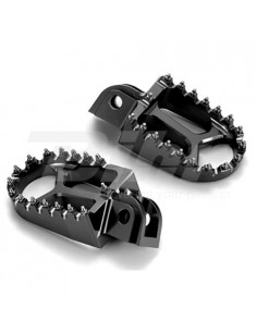 ESTRIBERAS SOBREDIMENSIONADAS HONDA CR 125/250 02-07 CRF 250R/250X 04-17 CRF 450R/450X 02-16 NEGRAS