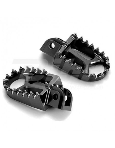 ESTRIBERAS SOBREDIMENSIONADAS HONDA CR 125/250 02-07 CRF 250R/250X 04-17 CRF 450R/450X 02-16 NEGRAS