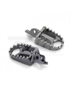 ESTRIBERAS SOBREDIMENSIONADAS HONDA CR 125/250 02-07 CRF 250R/250X 04-17 CRF 450R/450X 02-16 GRISES