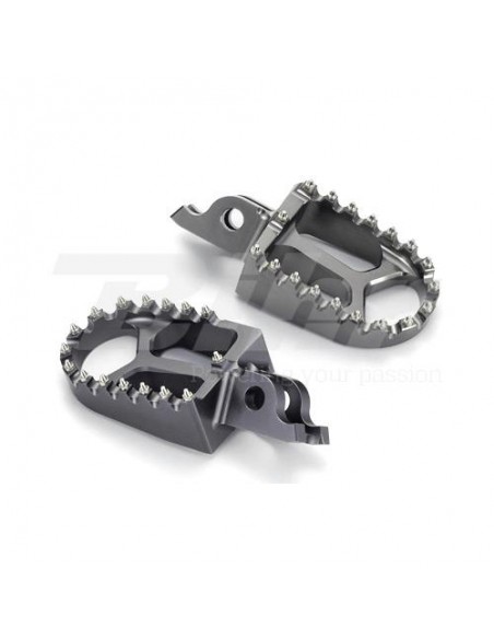 ESTRIBERAS SOBREDIMENSIONADAS HONDA CR 125/250 02-07 CRF 250R/250X 04-17 CRF 450R/450X 02-16 GRISES