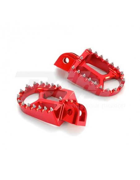 ESTRIBERAS SOBREDIMENSIONADAS BETA RR 250/300/350/390/400/450/480/498 10-15 ROJAS