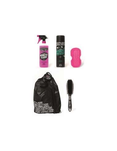 KIT COMPLETO CUIDADO DE MOTO MUC-OFF ESSENTIALS