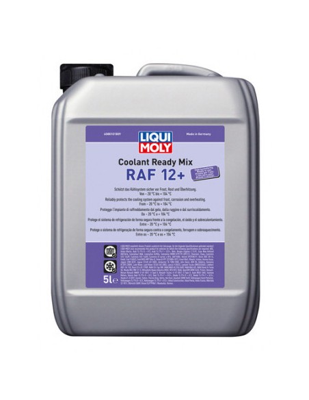 ANTICONGELANTE LIQUI MOLY COOLANT READY MIX RAF 12+ - 5 LITROS