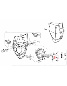 TORNILLO ESPECIAL PLASTICO 4x12 GAS GAS