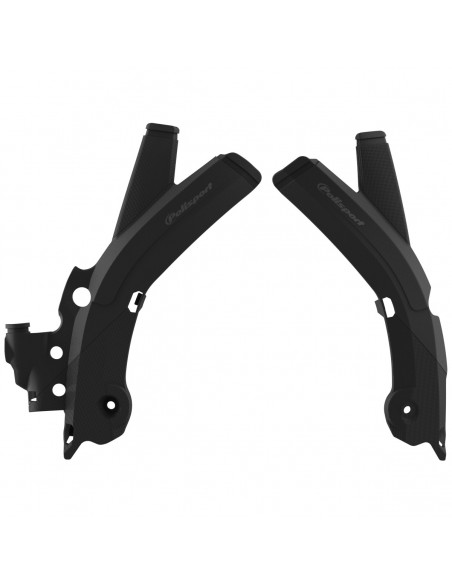 PROTECTORES DE CHASIS POLISPORT SHERCO SE/SEF 17-20 NEGROS