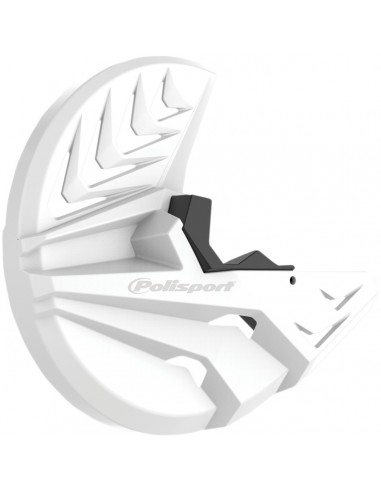 PROTECTOR DISCO DELANTERO POLISPORT BETA RR 2T/4T 13-19 BLANCO