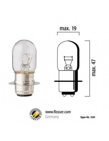 BOMBILLA 12V 35/35W P15D-25