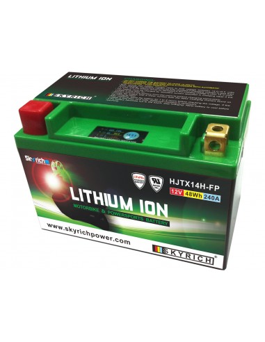 BATERIA DE LITIO SKYRICH LITX14H CON INDICADOR DE CARGA