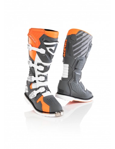 BOTAS ACERBIS STIVALE X-RACE NARANJAS GRISES