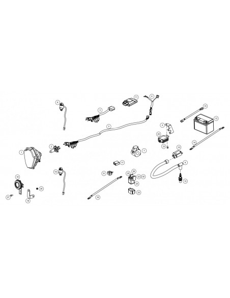 MANDO DE LUCES GAS GAS ARRANQUE ELECTRICO 18-19