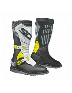 BOTAS SIDI TRIAL ZERO 2 NEGRO BLANCO AMARILLO