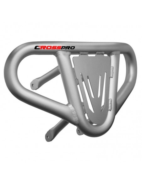 DEFENSA DELANTERA CROSSPRO P-21 SUZUKI LTZ 400 HONDA TRX 400/450 PLATA