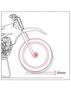 KIT REBAJAR ALTURA HORQUILLA SHOWA AOS - 30MM 2