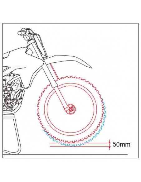 KIT REBAJAR ALTURA HORQUILLA SHOWA AOS - 30MM